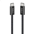 كابل Anka USB-C إلى USB-C منسوج مقاوم للأوساخ، موصل رقيق للغاية، قابل للتعديل بالطول، شحن سريع، متين لسنوات طويلة، مناسب للسيارة والمنزل